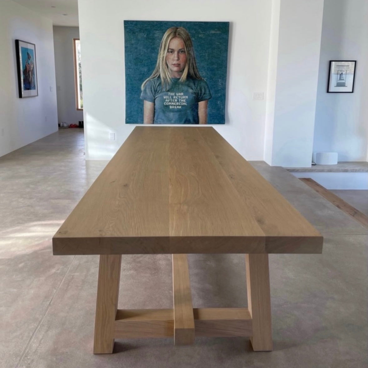 Harvest French Oak Dining Table