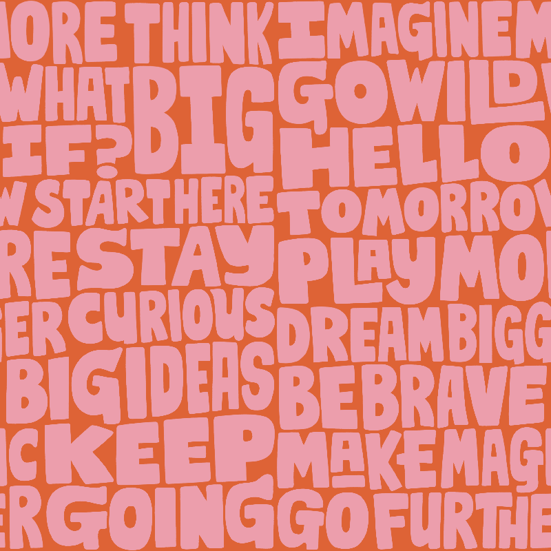 Imagine More- Sunset Pop Wallpaper