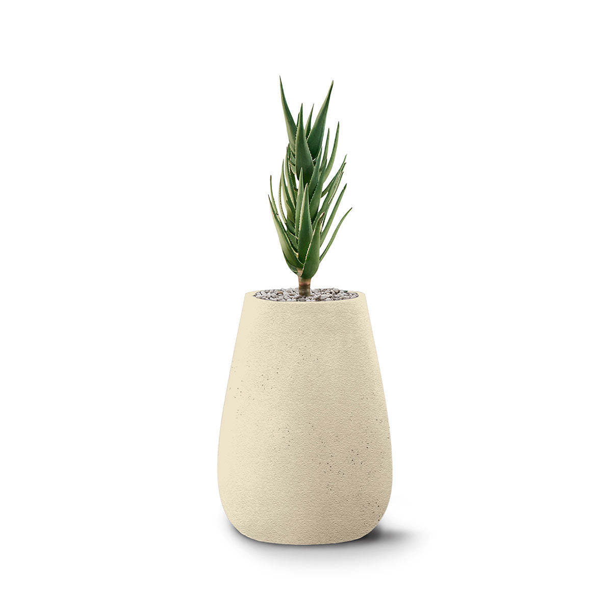 white stone plant pots Tuber Planter Stone