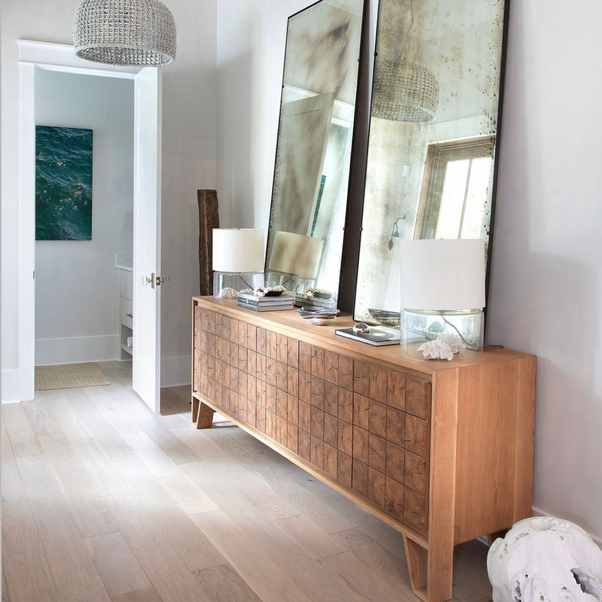 Instomi Side Board by Meyer Von Wielligh. This beautiful side board celebrates the uniqueness of the timber and tells the story of the tree from which it is made. Instomi Sideboard (meaning stories in Xhosa) celebrates the uniqueness of timber and tells the story of the tree from which it is made. Using a repeat pattern of the pith of the tree with a timber or metal surround, this design reveals the lifeblood of the tree while the end grain allows us to calculate the age.