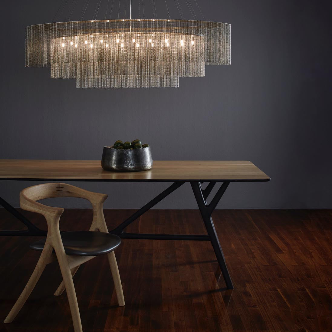 Umthi Dining Chair by Meyer Von Wielligh. The design allows the wood to dictate its natural form. The Umthi Dining Chair is inspired by the organic lines of tree branches.