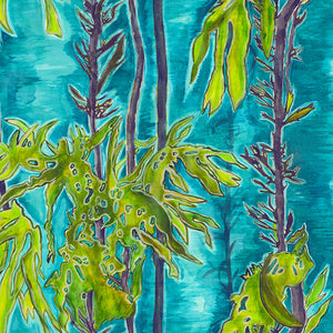 Kelp Forest Colour Wallpaper