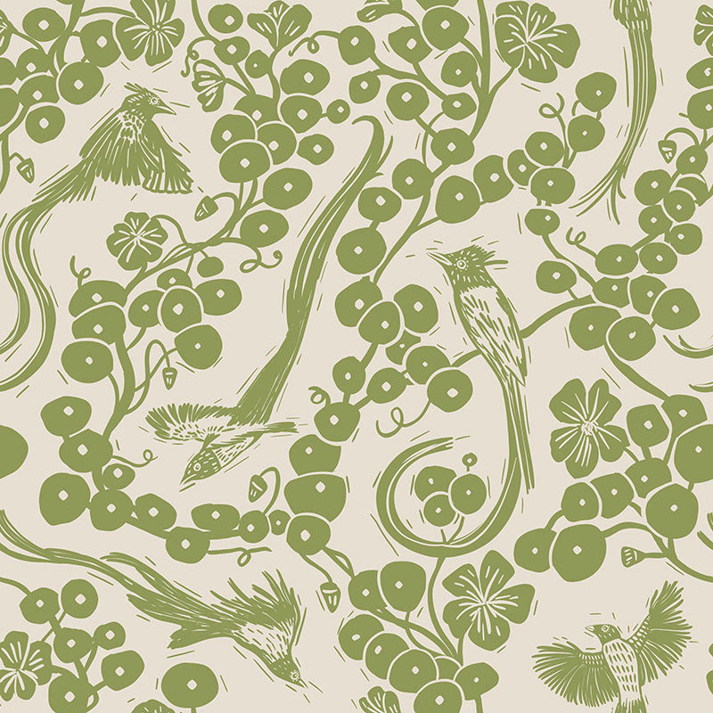 Flycatcher Green Wallpaper