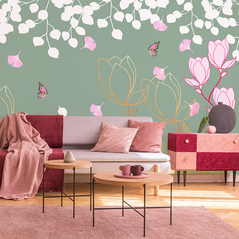 Magnolia Sage Wallpaper