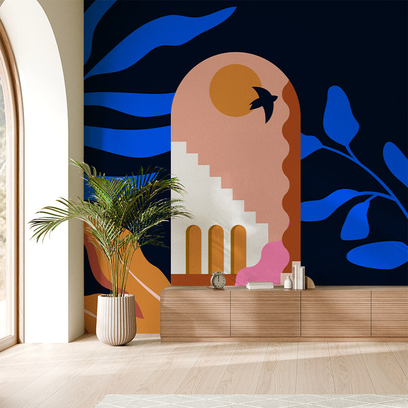 Mediterranean Afternoons Warm Wallpaper