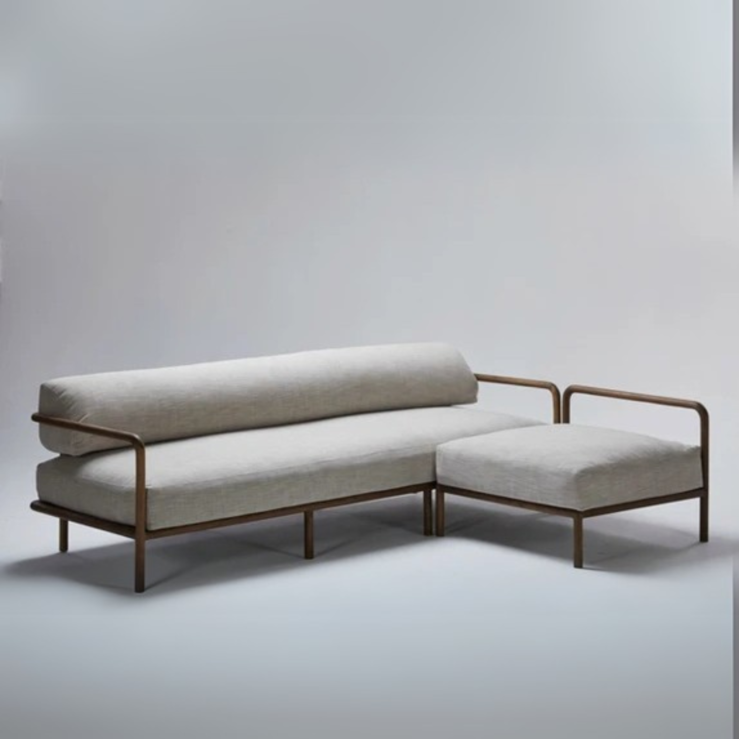 Melike L-Shaped Sofa - frame Only