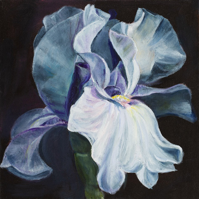 Mystical Iris Mural Wallpaper