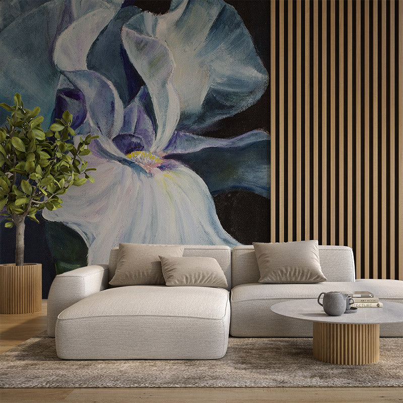 Mystical Iris Mural Wallpaper