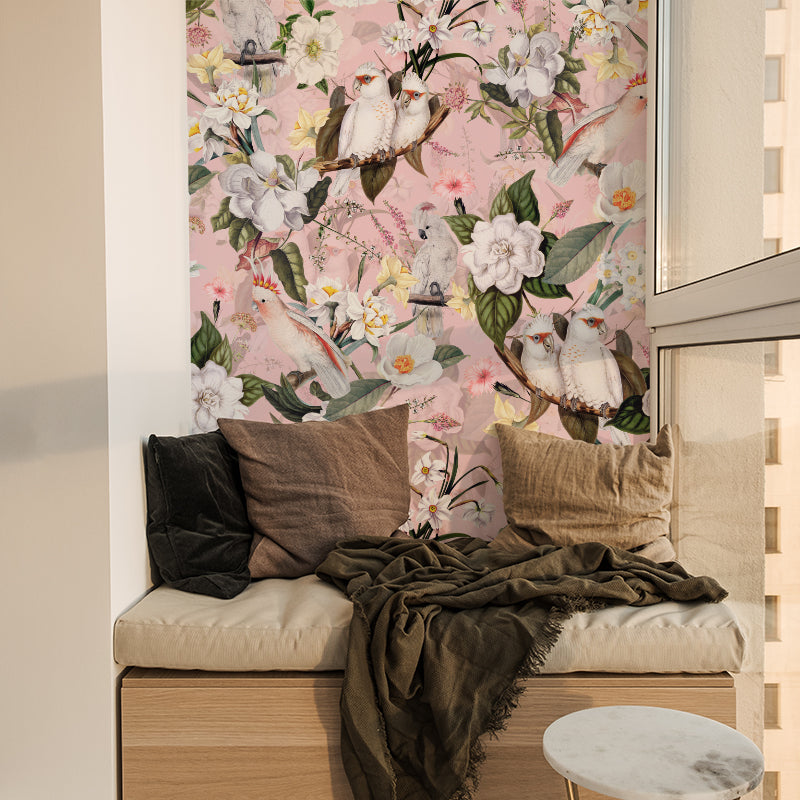 BlushPowderPinkVintageParrotTropicalJungle_PinkWildernessbyUtaNaumann.jpg