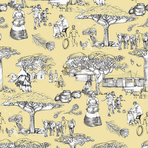 Noluthando French Vanilla Toile wallpaper