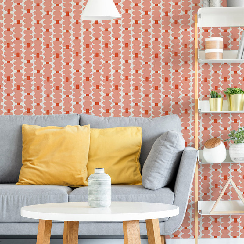 Oddjects Shell and Persimmon wallpaper