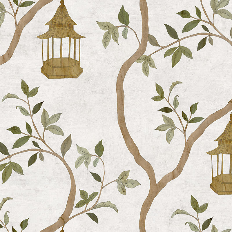 Oriental Sanctuary Wallpaper