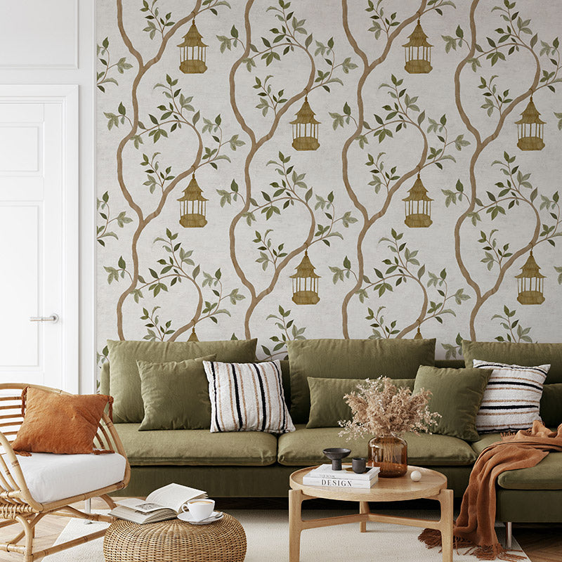 Oriental Sanctuary Wallpaper