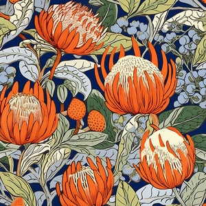 Painting with Orange wallpaper