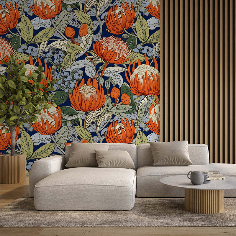 Painting with Orange wallpaper