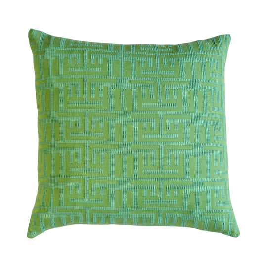 Kuba Throw Pillow -   Garden Green