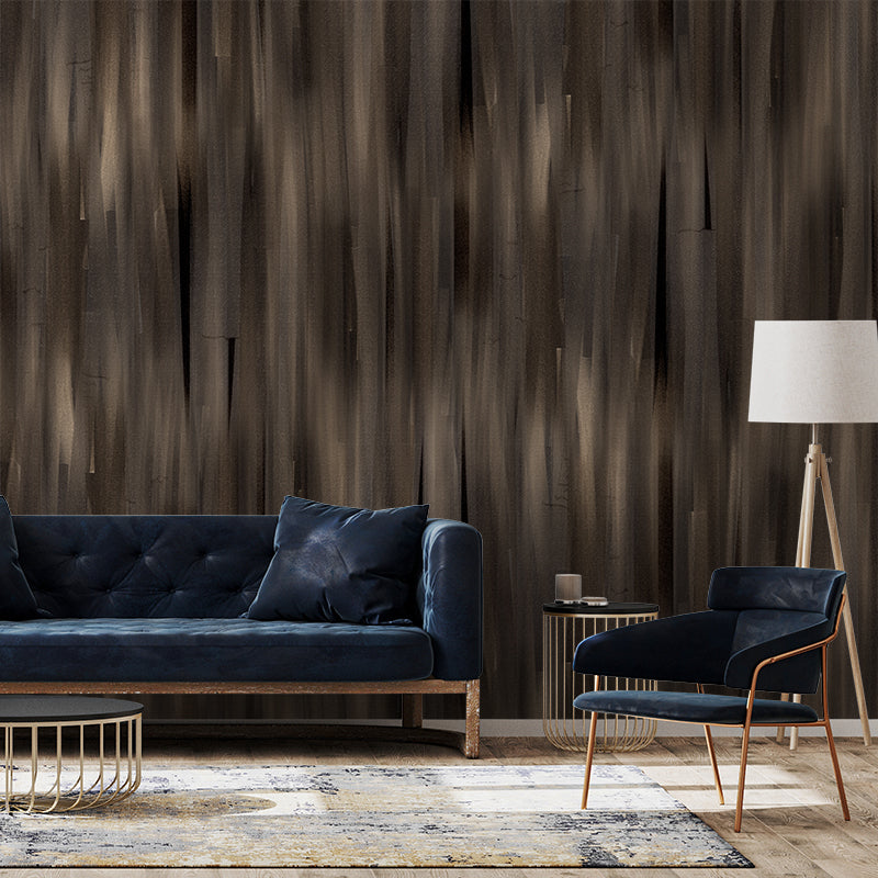 Rough Paint Brown Wallpaper
