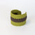 African Wire Wide Striped Cuff Bangle