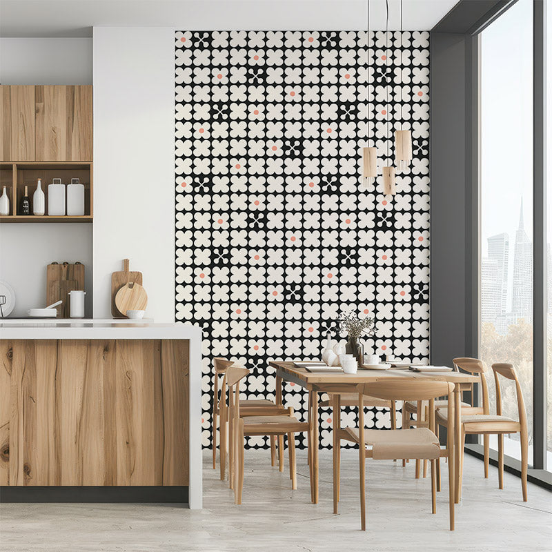 Scandi Candy Inkspot and Shell wallpaper