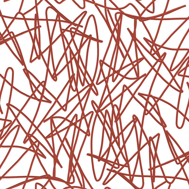 Scribble Red Wallpaper