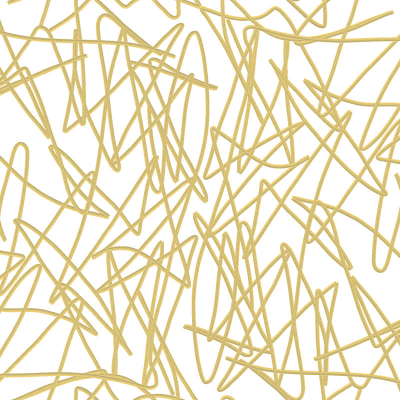 Scribble Yellow Wallpaper