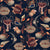 Shells and Sealife – Navy Wallpaper