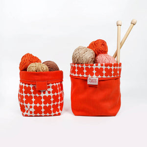 Scandi Candy Reversible Bucket Persimmon