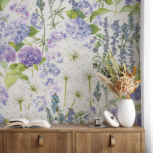 Summer Garden Blooms wallpaper