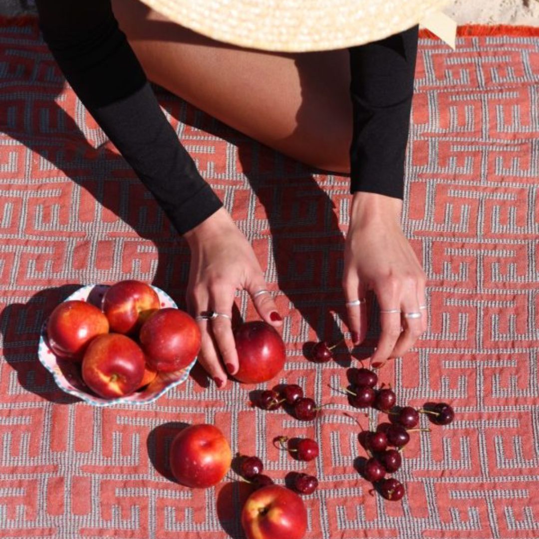 Kuba Summer Throw - Coral