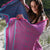 Kuba Summer Throw - Fuschia