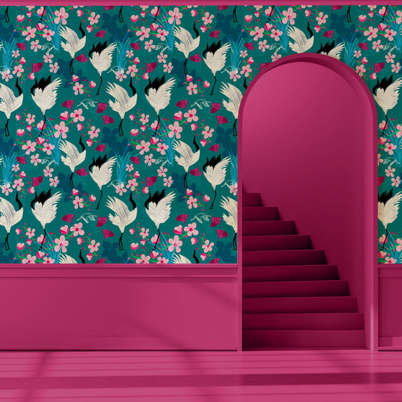 Tile2_AWest_Crane-Blossom.jpg