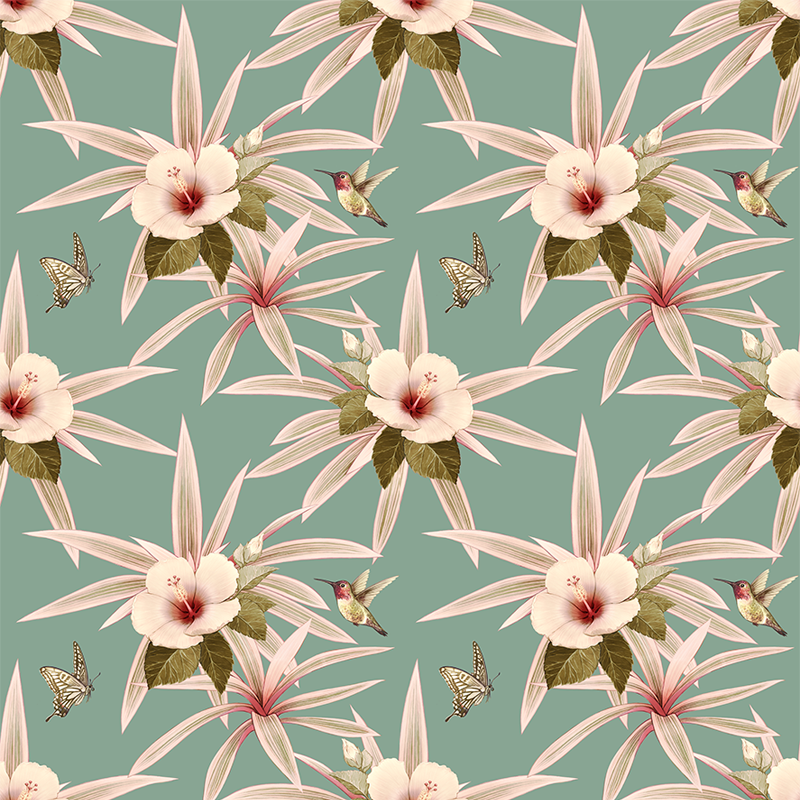Pollinator Party – Lagoon Wallpaper