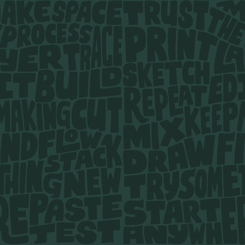 Trust the Process- Forest Night Wallpaper