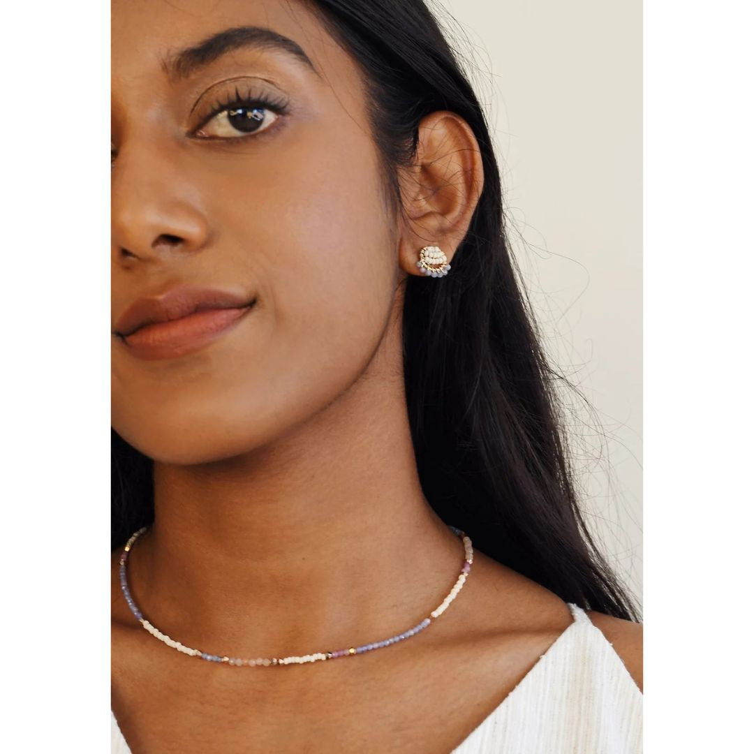 Utulivu Tanzanite Beaded Necklace.jpg