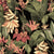Vintage Sepia Exotic Banana Jungle Wallpaper