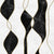 Wave Marble and Stone B&W Wallpaper