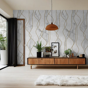 Wave Marble and Stone Wallpaper