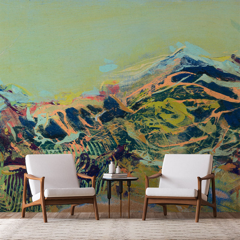 Golden Gate Blue Mural Wallpaper