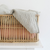 SMOKE BAKUBA THROW by Mungo Design. A bold and vibrant, yet elegant and sophisticated design. Perfect as a bed or couch throw. Made from 100% cotton grown in Swaziland. Designed & woven in South Africa. 