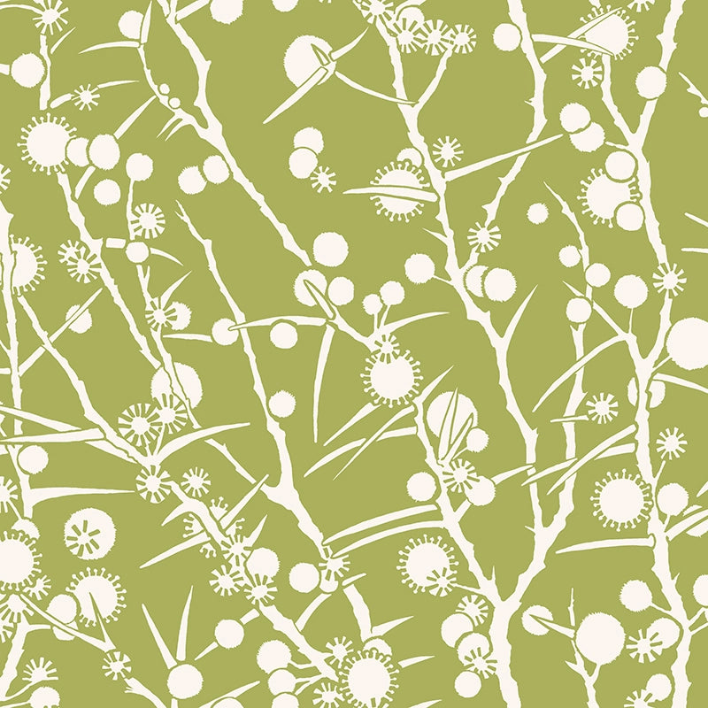 Acacia Chartreuse Wallpaper