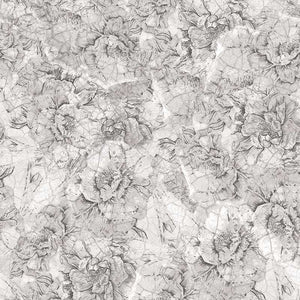Sunken Garden – Warm grey Wallpaper