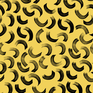 Brushed Curves – Yellow Wallpaper