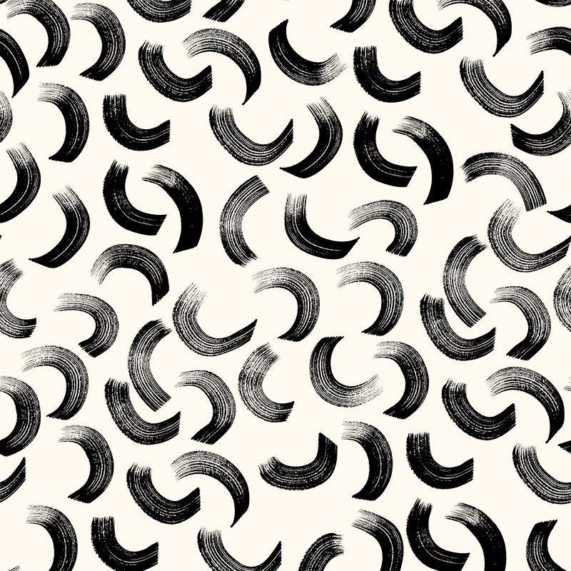 Brushed Curves – Black & White Wallpaper