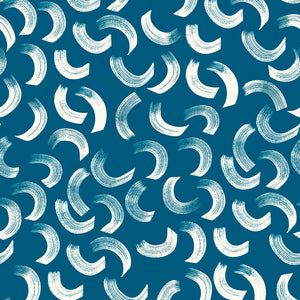 Brushed Curves – Blue Wallpaper