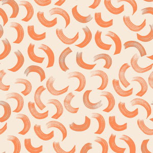 Brushed Curves – Orange Wallpaper
