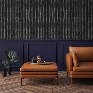 Chamai – Black Stripe Wallpaper