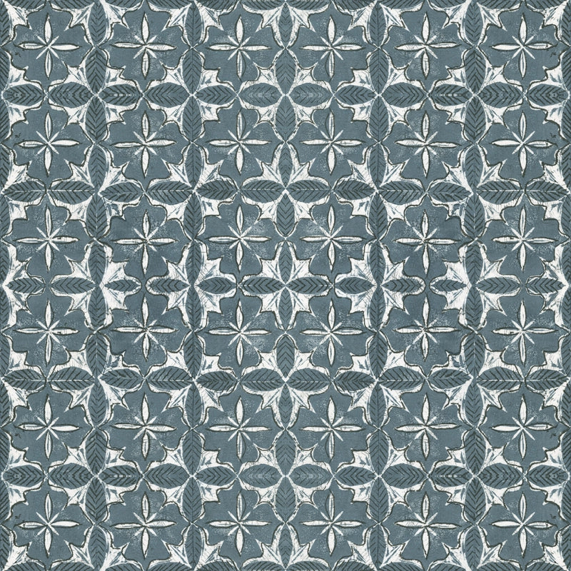 Blue Tile Sintra Wallpaper