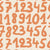 Cijfers Achter Elkaar – Orange Wallpaper