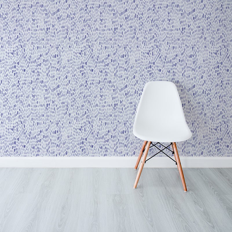 Cape Rains Lavender Wallpaper