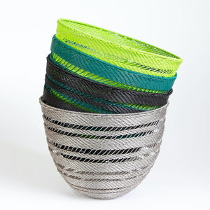 African Wire Decorative bowl - lime